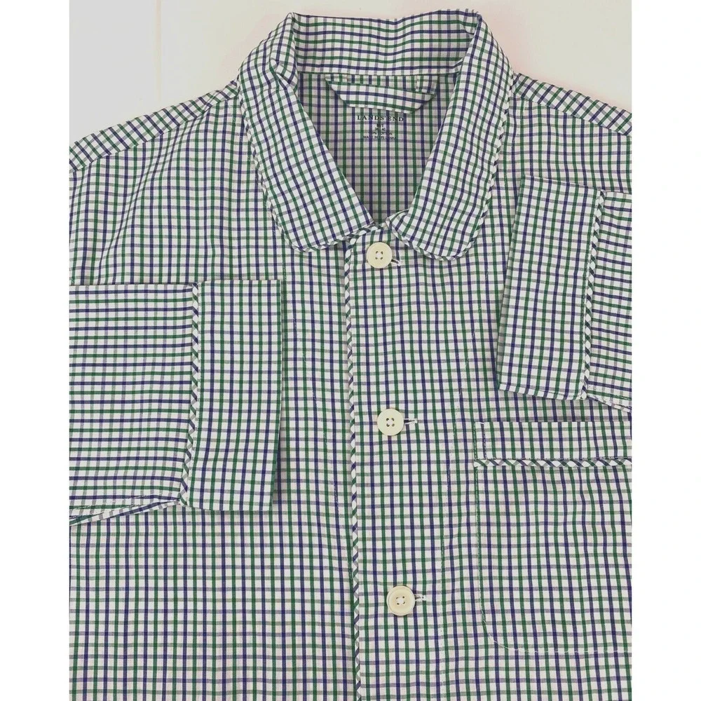 NEW Lands' End Pajama Top Men's Medium Tall 38-40 PJs Soft Cotton Comfort Casual